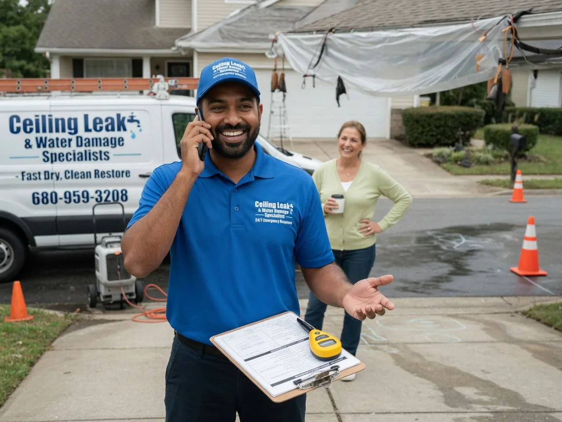 Ceiling Leak Cleanup Hollister, CA FAQs